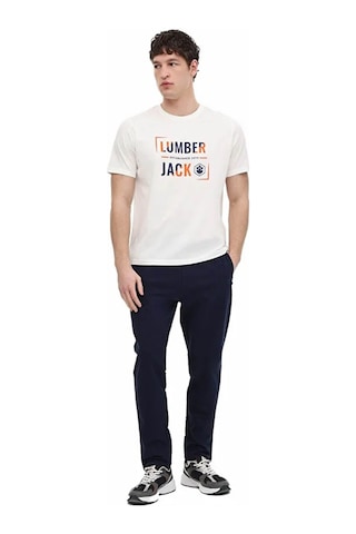 Lumberjack Ml Okına 11ıd1-104 6fx Beyaz Erkek T-shirt A102064755 Beyaz