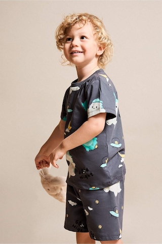 Defacto Desenli 2li Antrasit Pijama Takımı Erkek Bebek H8216a526hsar148 Antrasit-ar148