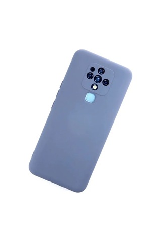 Jenerik Tecno Camon 16 Kılıf Nano İçi Kadife Silikon - Gri