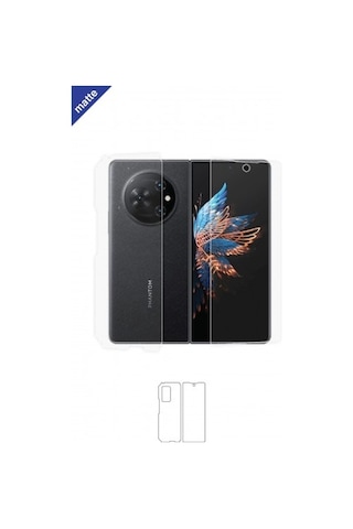 Tecno Phantom V Fold Mat Arka Ve Yan Koruyucu Poliüretan Film