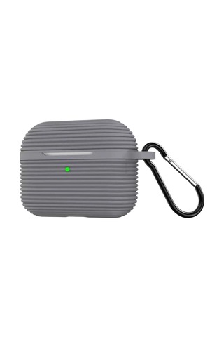 Apple Airpods Pro 3 3.nesil Raven Silikon Kılıf - Gri Diğer