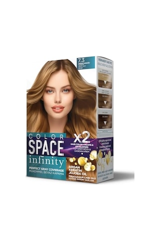 Infınıty Set Saç Boyası 7.3 Fındık Kabuğu