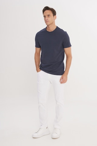 AC&Co / Altınyıldız Classics Erkek Lacı Slim Fit Dar Kesim Bisiklet Yaka Kısa Kollu Yumuşak Tuşeli Basic Tişört Lacı