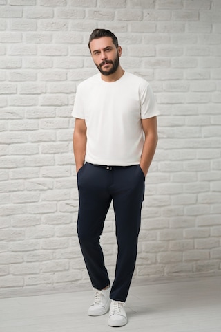 Paul Martin Slimfit Fit Bisiklet Yaka Rayon Kumaş Full Likralı T-shirt Beyaz