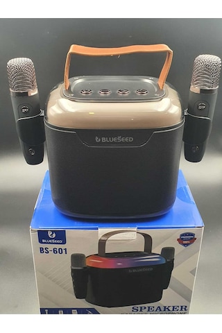 Bs-601 Bluetooth Wıreless Speaker & Karaoke Mıcrophones 13w - Siyah