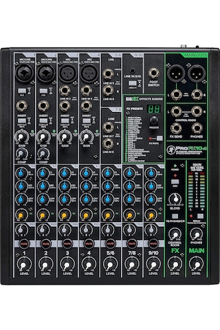 Mackie Profx10 V3 10-Kanal Profesyonel Efektli Mikser