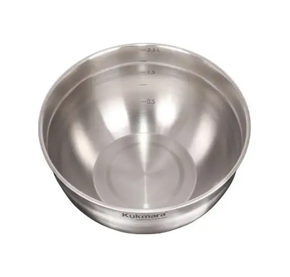 Kukmara 2,8 Litre Paslanmaz Çelik Kase, Büyük Salata Kasesi 163494511