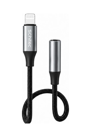 Schitec Lightning To 3.5mm Aux Dönüştürücü 10cm Siyah Hg/axt-01