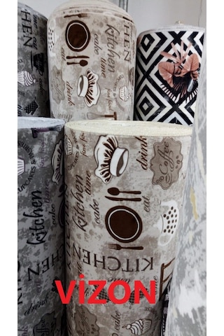 Panda Halı Napolitan Mutfak Desen 3 Model Kaymaz Jel Taban Yolluk