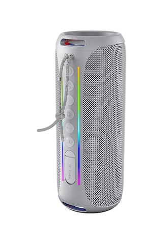 Nowgo F6 20w Rgb Speaker Su Geçirmez Taşınabilir Kablosuz Bluetooth Hoparlör Gri