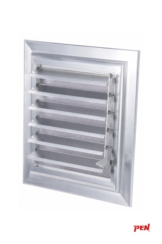 Alüminyum Banyo Wc Havalandırma Menfezi 33x33 Eloksallı Seri
