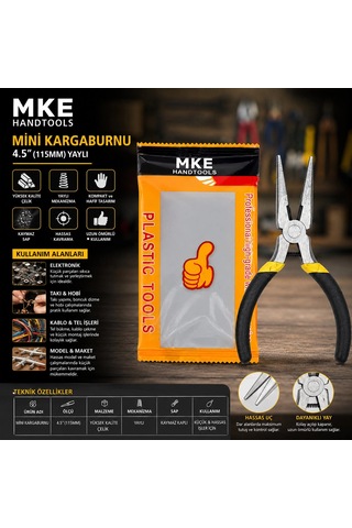 Mini 4.5 Inc 115m Çelik Kargaburnu Yaylı 5468