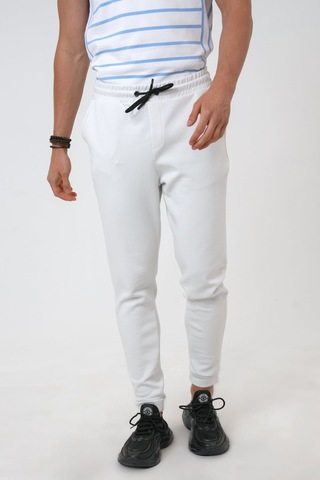 Back And Bond Açık Gri Regular Fit Pamuklu Beli Bağlamalı Jogger Pantolon Çok Renkli