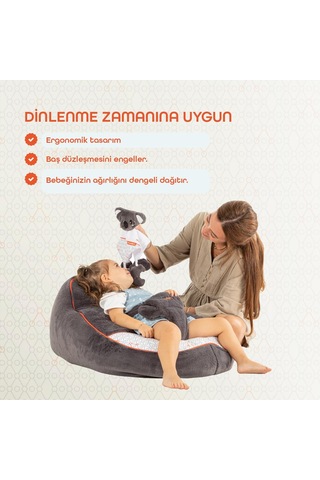 Gezenbebe Comfy Dolgulu Bebek Pufu 001