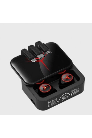Powerbank Özellikli Bluetooth Kablosuz Kulaklık Dokunmatik Kontrol, Uzun Pil Ömrü, Ergonomik Tasar 00