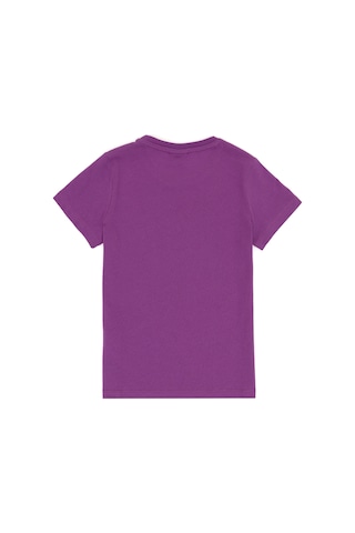 U.S. Polo Assn. Erkek Çocuk Menekşe Bisiklet Yaka Tişört 50307321-VR037