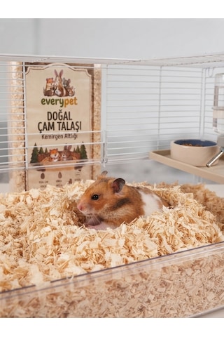 Doğal Çam Talaşı Kemirgen Altlığı 15 Lt - Tavşan, Hamster, Ginepig İçin Tozsuz Ve Yüksek Emici 20 Adet