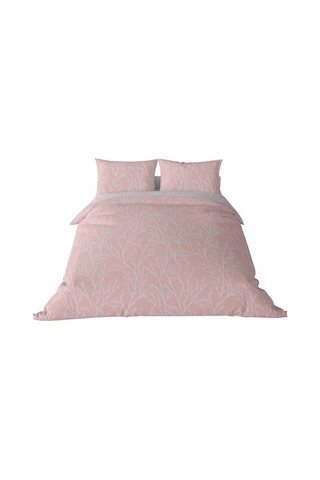 Queen Size Saten Nevresim Seti Pembe 0
