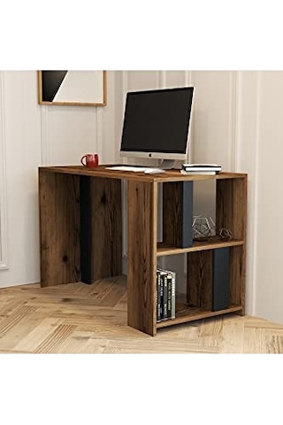 Istanbul - Yüksekliği Ayarlanabilir Ergonomik Bilgisayar Çalışma Masası - Tek Motorlu 2 Hafızalı Ceviz 120 60 Genel