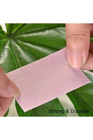 Moveevo 700 Adet Pembe Koton Tırnak Temizleme Mendili - Etkili Tırnak Cila Ve Makyaj Temizliği İçin Dayanıklı Ve Yumuşak