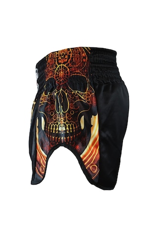 Dragondo Kb357 Los Muertos Kick Boks Şort Muaythai Şortu Siyah