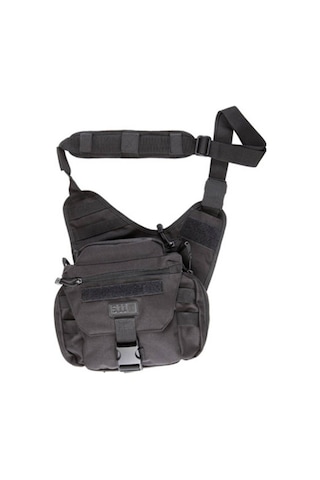 5.11 Push Pack Omuz Çantası Siyah Renk Siyah