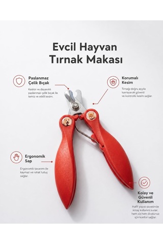 Kedi Ve Köpek Tırnak Makası, Küçük Boy Çelik Bıçaklı Evcil Hayvan Tırnak Kesici, Kolay Ve Pratik Kullanım Mavi-siyah