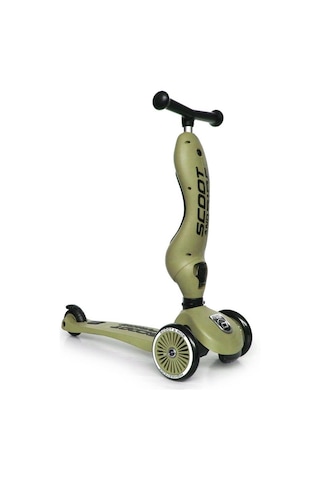 Scoot And Ride Highwaykick 1 Oturaklı Çocuk Scooter Olive 160629-00001