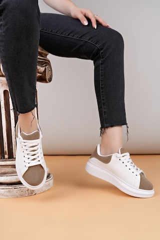 Luis A Costa Lc109 Beyaz Kahve Süet Kadın Sneaker Renkli