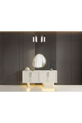 Prada Mdf Konsol Ve Ayna Aytaşı