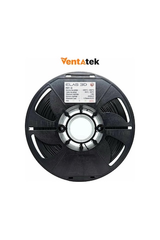 Elas 3d Siyah Petg Filament - 1.75mm - 1 Kg