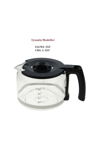 Electrolux E6Cm1-5St Kahve Makinesi . Cam Demlik - Hazne