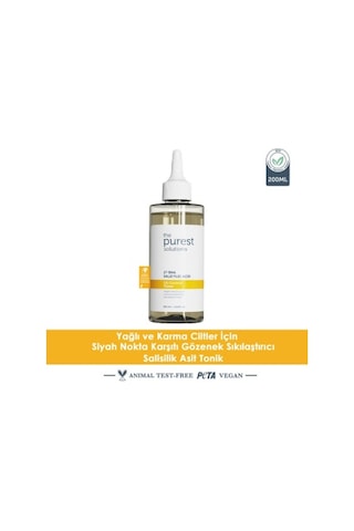The Purest Solutions Oil Control Toner 2% Bha Salicylic Acid 200 Ml