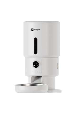 Akıllı Mama Kabı Kameralı 1080p, 5l, Mobil Kontrol, Çelik Kase, Çift Yönlü Ses H503
