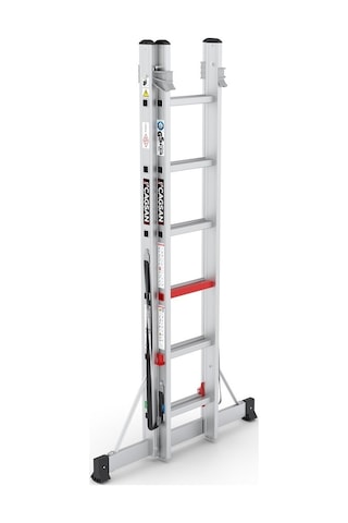 Çağsan 2X6 Basamaklı Duocombi - İki Parçalı Çok Amaçlı Merdiven Tsa4