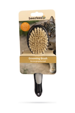 Hnrlıshp Beeztees Kısa Ve Uzun Tüylü Kedi Fırçası, Siyah Gri, 21cm