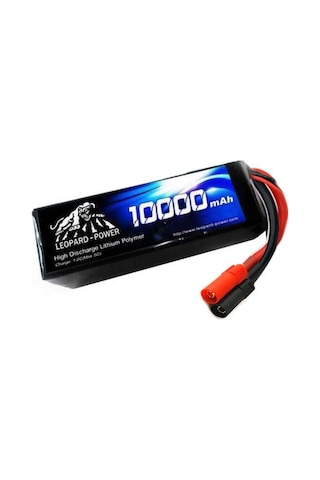 Leopard Power 10000 mAh 7.4V 2S 25C UAV & Multirotor Lityum Polimer Lipo Batarya Pil