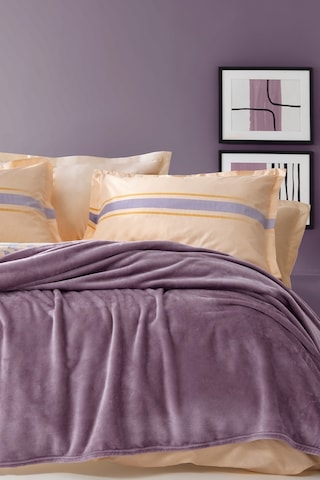 Yataş Bedding Olenna Çift Kişilik Wellsoft Battaniye Kül Moru