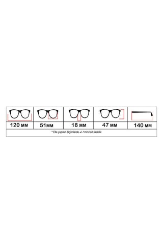 2425 0101 51-18 140 Füme Cam Unisex Güneş Gözlüğü