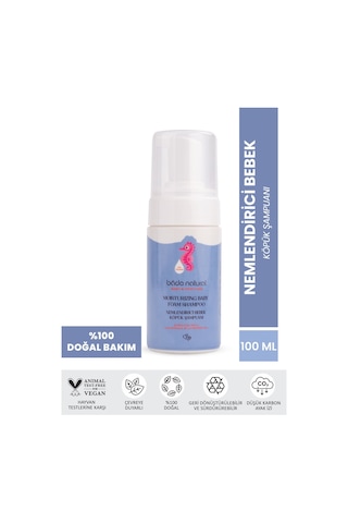 Bade Natural Nemlendirici Bebek Köpük Şampuan Doğal 100 ML