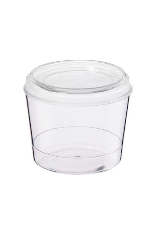 Tatlı Kabı Kasesi Kristal Kapaklı 180 Cc 30 Adet