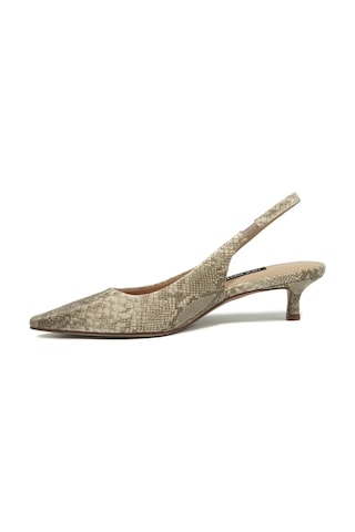 Nine West Pamelon 6fx Krem Kadın Topuklu Ayakkabı 000000000102051424 Bej