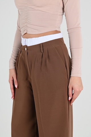 Koza Butik Kadın İspanyol Paça Yüksek Bel Pantolon 6248-24 001