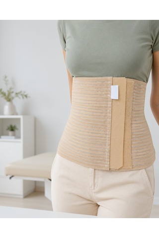 Teknodayım Abdominal Doğum Sonrası Korse 26 CM Geniş 4 Kademeli Ayarlı Diğer