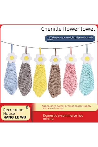 Youmex Küçük Çocuklar İçin Pembe Yumurta Çiçeği Desenli Duvar Takılı Pembe Pembe El Frotu 40x16 Cm - Kaliteli Snowy Neli Malzeme İle Ev Dekoru Ve El Temizliği Pembe