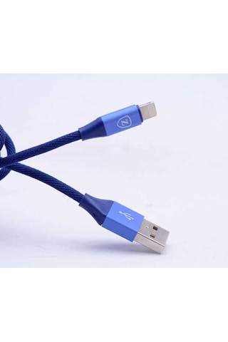 Tuva Teknoloji Kahverengi Metal Uçlu Lightning Usb Kablo