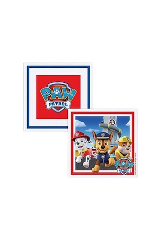 Kağıt Peçete Paw Patrol Refresh Temalı 16 Lı 33x 33 Cm Sadece Peçeteler