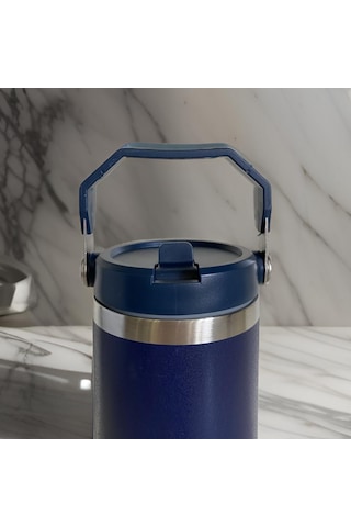 Prettify Çift Duvar Yalıtımlı Paslanmaz Çelik Pipetli Termos 0.89 L