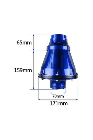 Kn Apollo Üniversal Hava Filtre Kiti Mavi Space