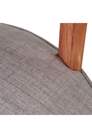 Just Home Yuvarlak Berjer - Gri - 71x64x64 Cm Gri